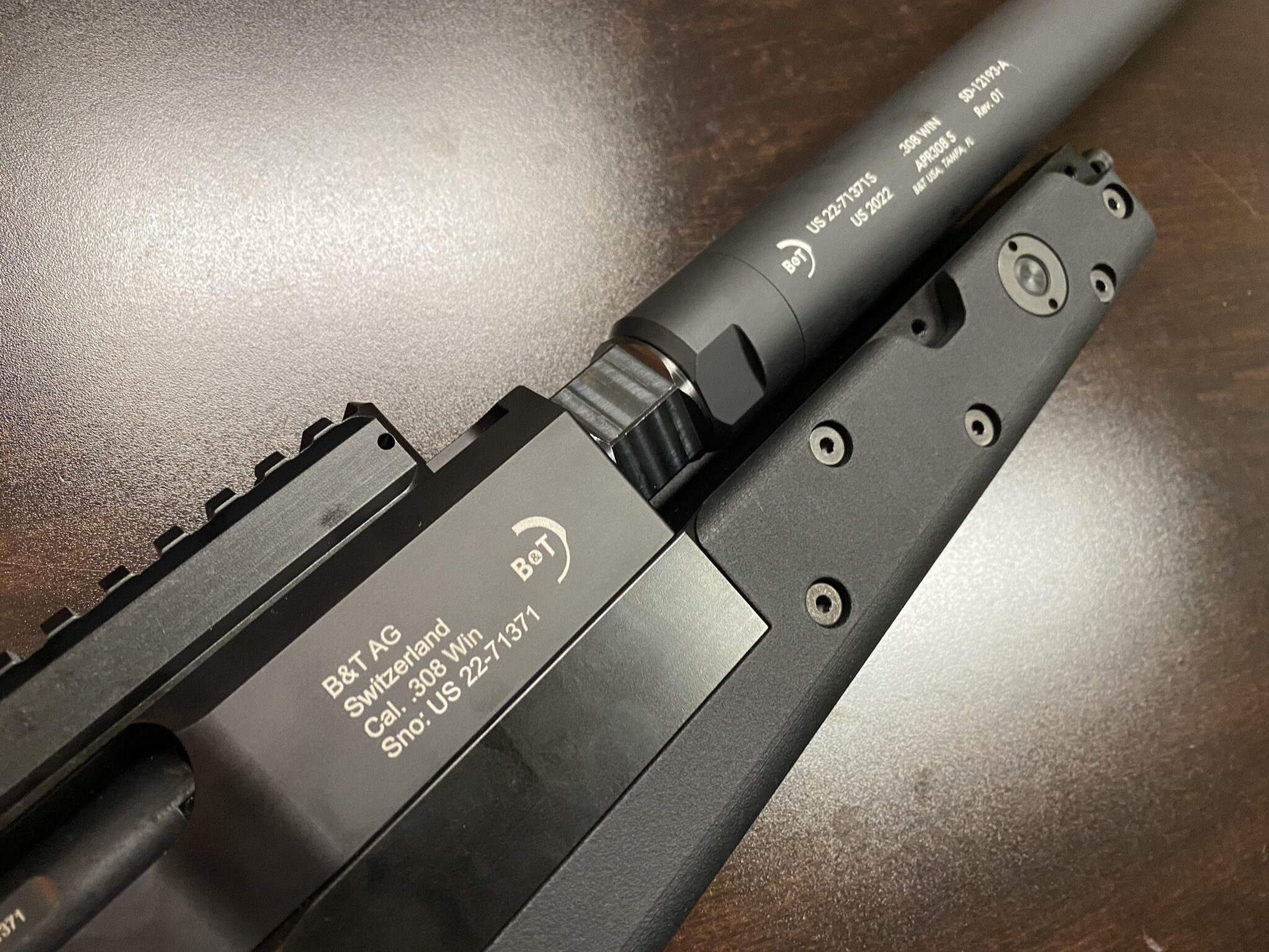 B&T APR308S PRO Integrally Suppressed .308 Sniper Rifle BT-350002-KIT ...