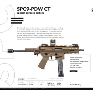SPC9-PDW CT Pistol -ACRO P2 FDE Bundle