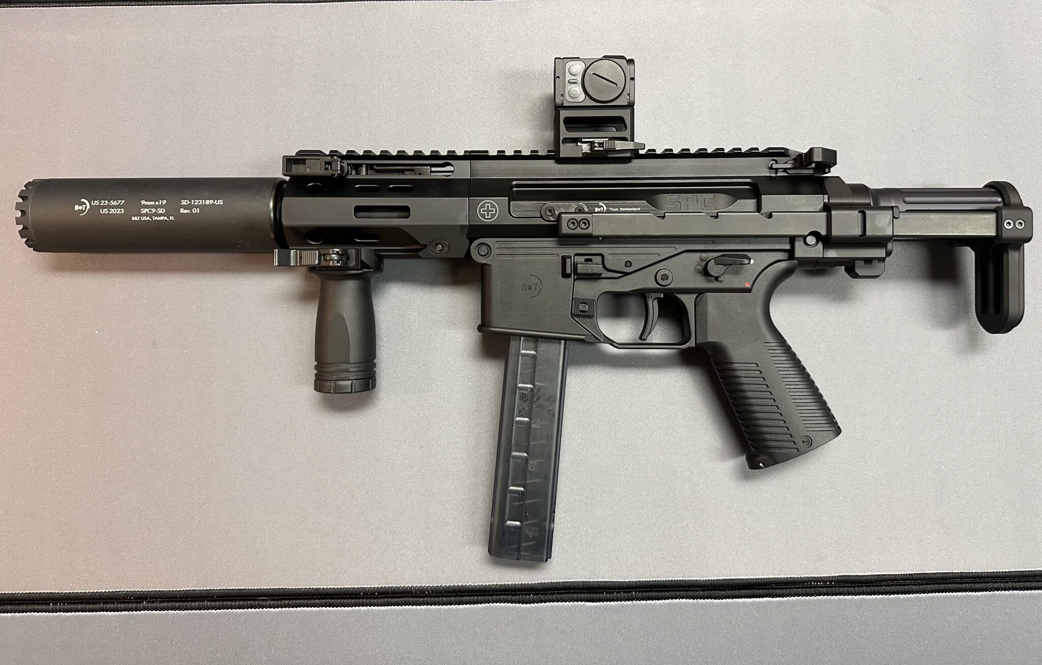 B&T SPC9 PDW-SD SBR With Full Size SD Suppressor SD-123189-US – Axarms