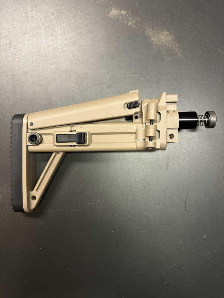 B&T MBT STOCK APC9 / APC45 Stock + Hydraulic Buffer – Coyote Tan – Axarms