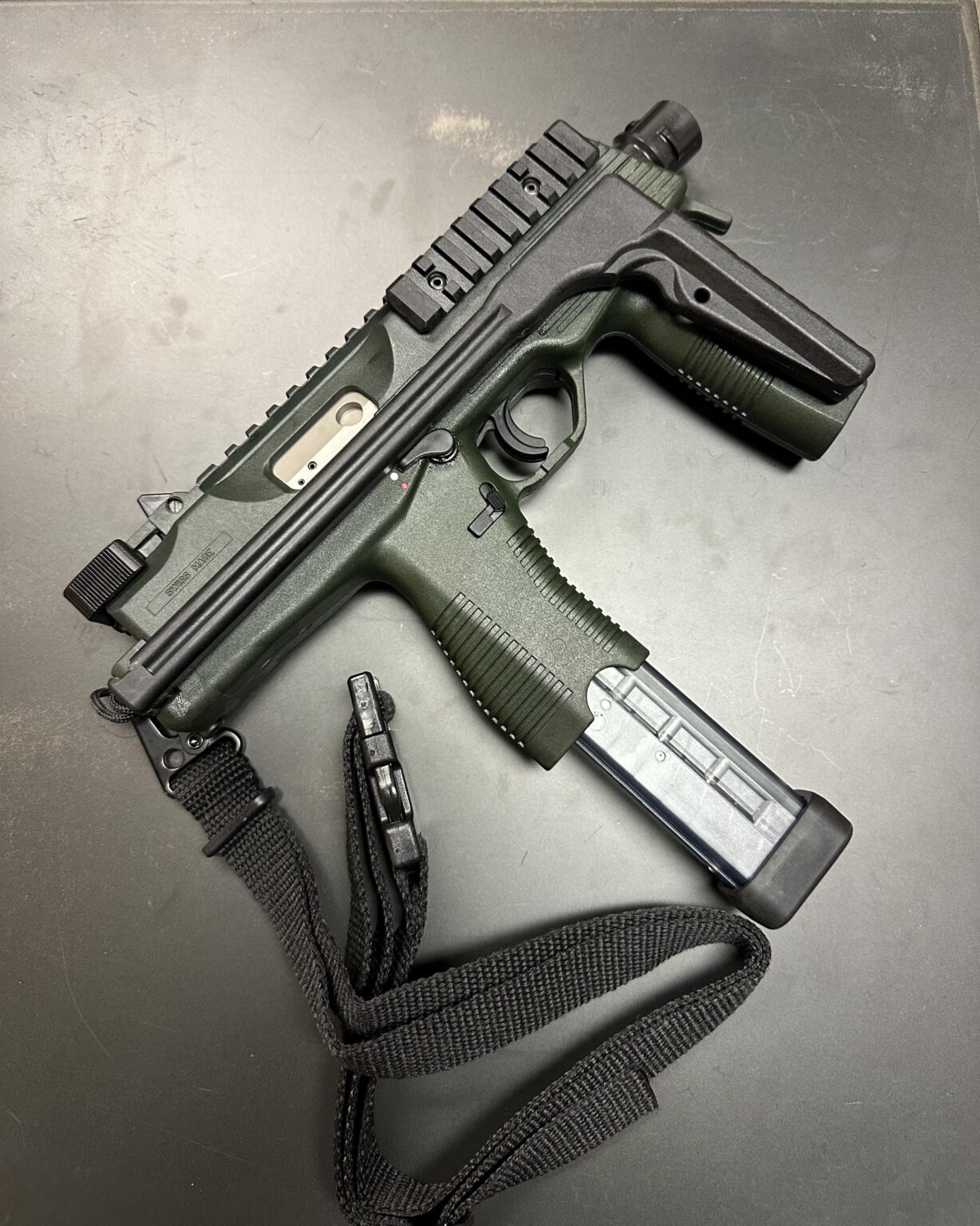 B&T TP9 SBR ALPINE GREEN – Axarms