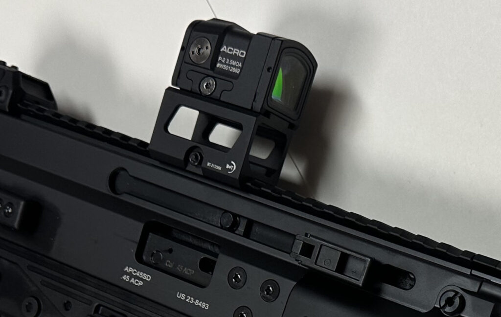 Aimpoint ACRO P2 With 39mm B&T Quick Detach Mount – Black – Axarms