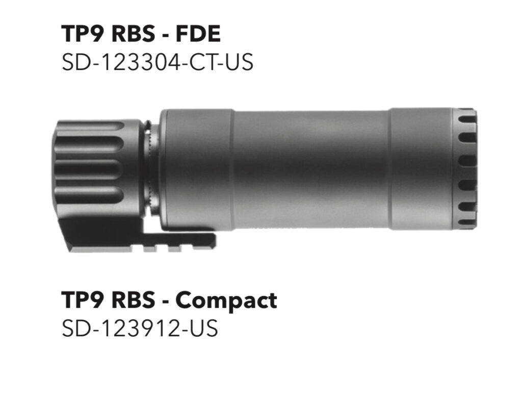 B&T MP9 / TP9 RBS Compact Suppressor – Axarms