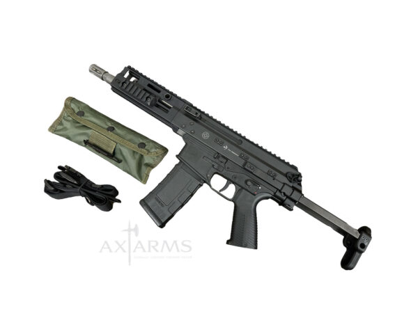 B&T APC300 PRO PDW Factory SBR with Gen 3 TELE Stock & Full Length KSK Handguard - Black - Image 4