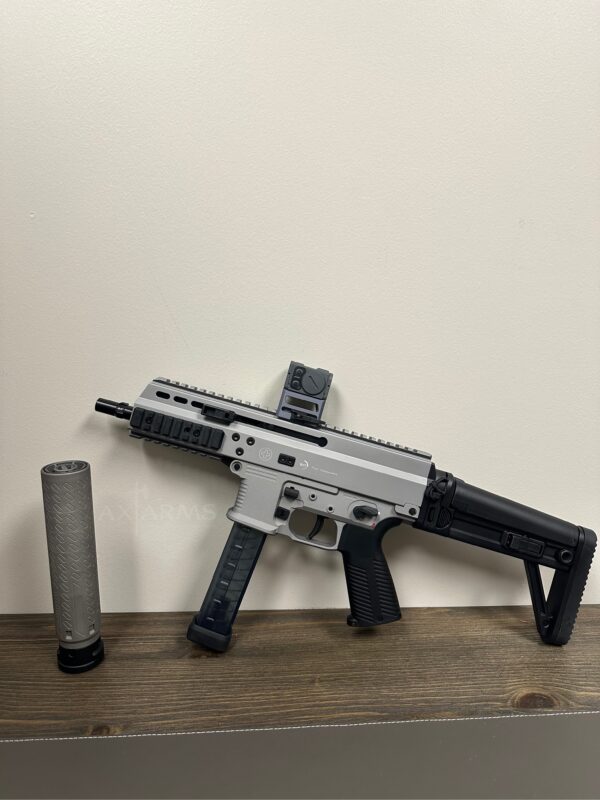 B&T APC9 PRO Anodized Swiss Sniper Grey SBR with Billet Receiver - Image 4