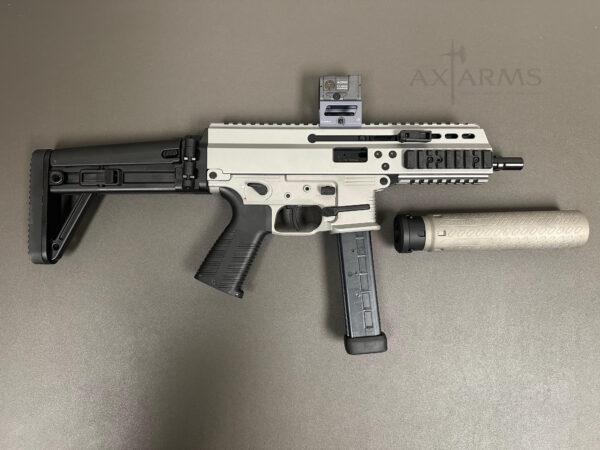 B&T APC9 PRO Anodized Swiss Sniper Grey SBR with Billet Receiver - Image 5