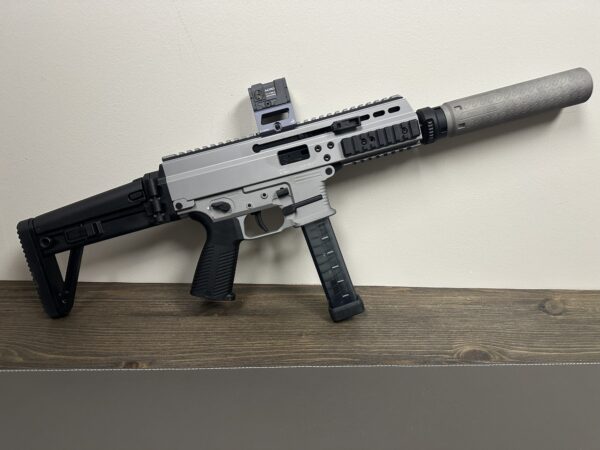 B&T APC9 PRO Anodized Swiss Sniper Grey SBR with Billet Receiver - Image 6