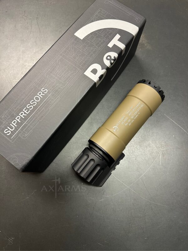 B&T MP9 / TP9 RBS Compact Coyote Tan / FDE Suppressor SD-123912-CT-US - Image 2