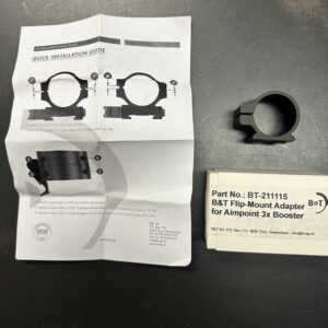 B&T Flip-Side Adaptor Ring for use with B&T Flip-Side QD NAR Mount Base For Aimpoint® 3x and 6x Booster BT-211115