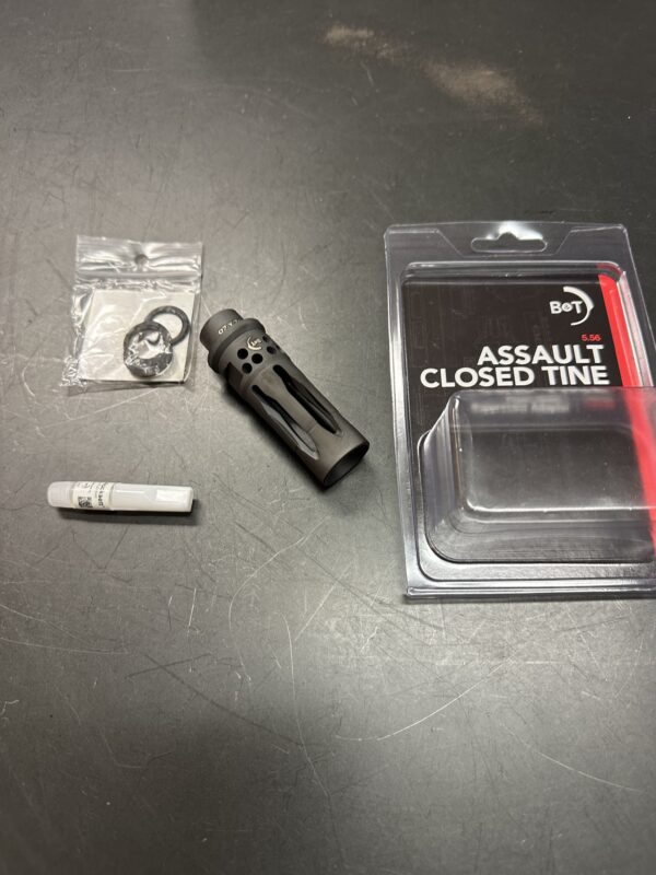 B&T Rotex-SF Assault Closed Tine 5.56 1/2X28 SUREFIRE QD Patterned Flash Hider BT-Assault-CT - Image 3